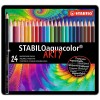 Thumbnail STABILO ARTY LAPICES AQUACOLOR EST. DE METAL DE 24UND 1624-50