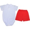 Thumbnail PEKE´S CONJUNTO NAVIDEÑO NENE DE BODY CUELLO MAO Y SHORT IBBP0320